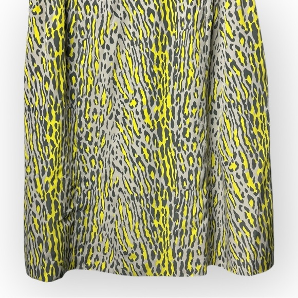 Gap Sleeveless Grey & Neon Leopard Dress 16 - Picture 5 of 9